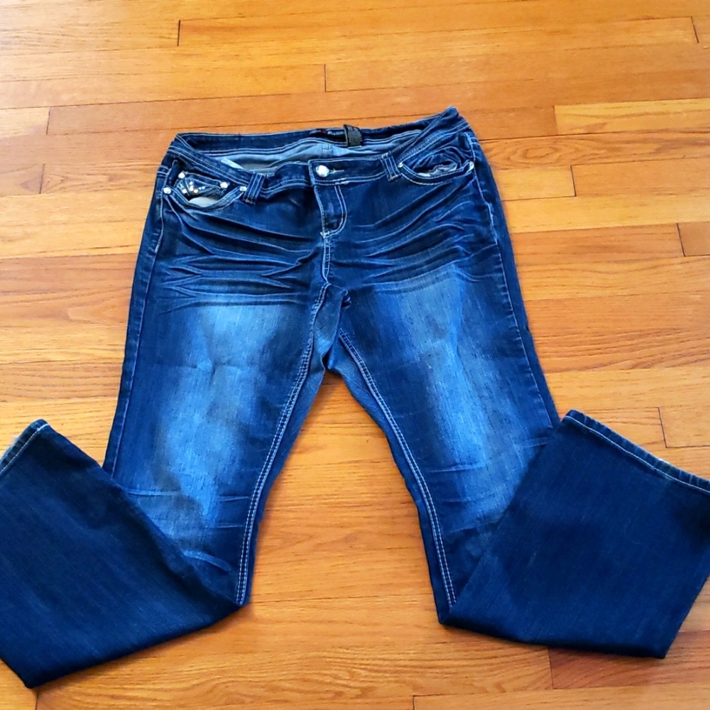 Women's Love Nation Bling Jeans